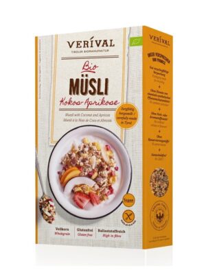 Bio Muesli - Kokos in marelice 325g  BREZ GLUTENA