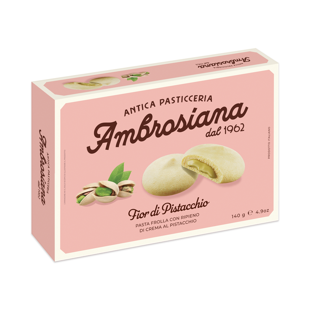 Piškoti s polnilom - Pistacija 140g